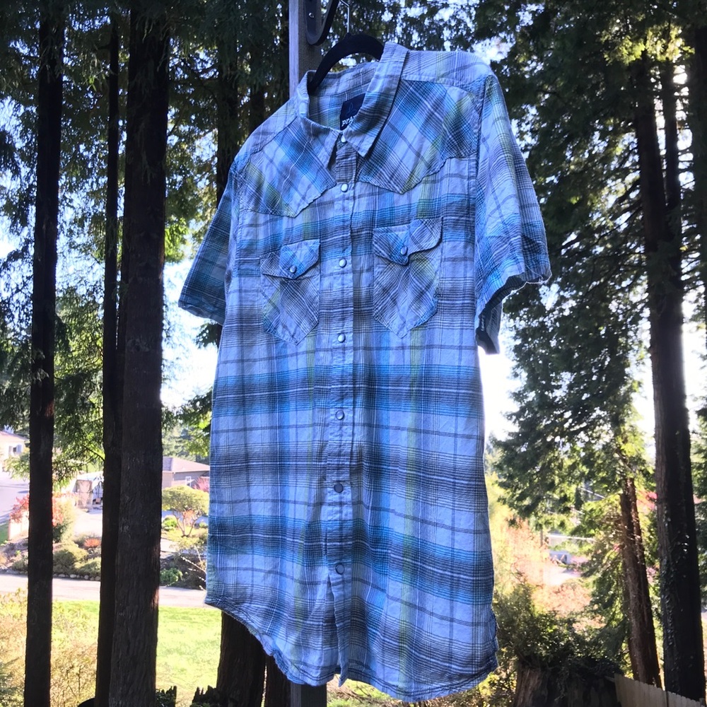 Prana Short Sleeve Collared Shirt